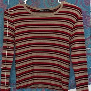 Brandy cropped long sleeve